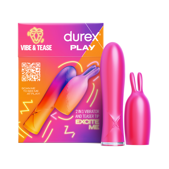 Durex Play Estimulador de Clitóris e Vibrador 2em1